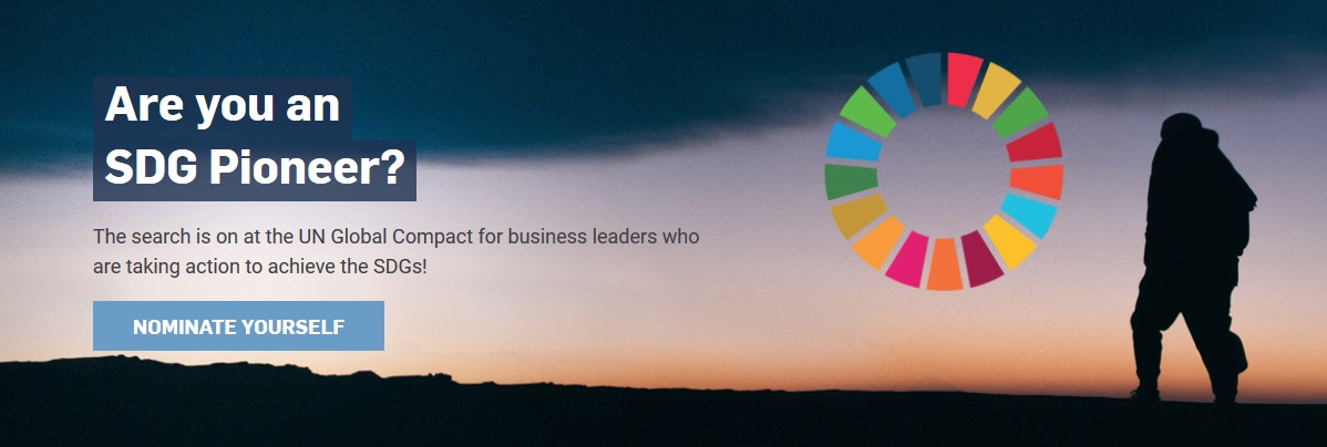 Are You the Next SDG Pioneer? Nominate Yourself
